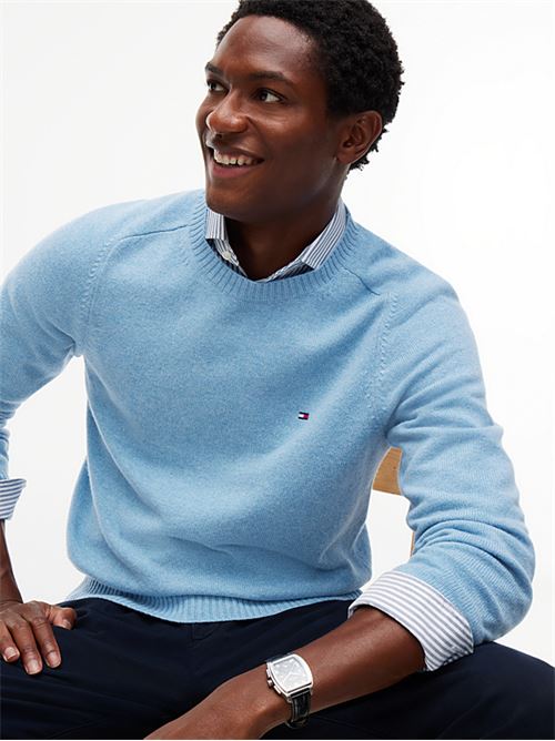 lambswool crew neck TOMMY HILFIGER | MW0MW36535DVF